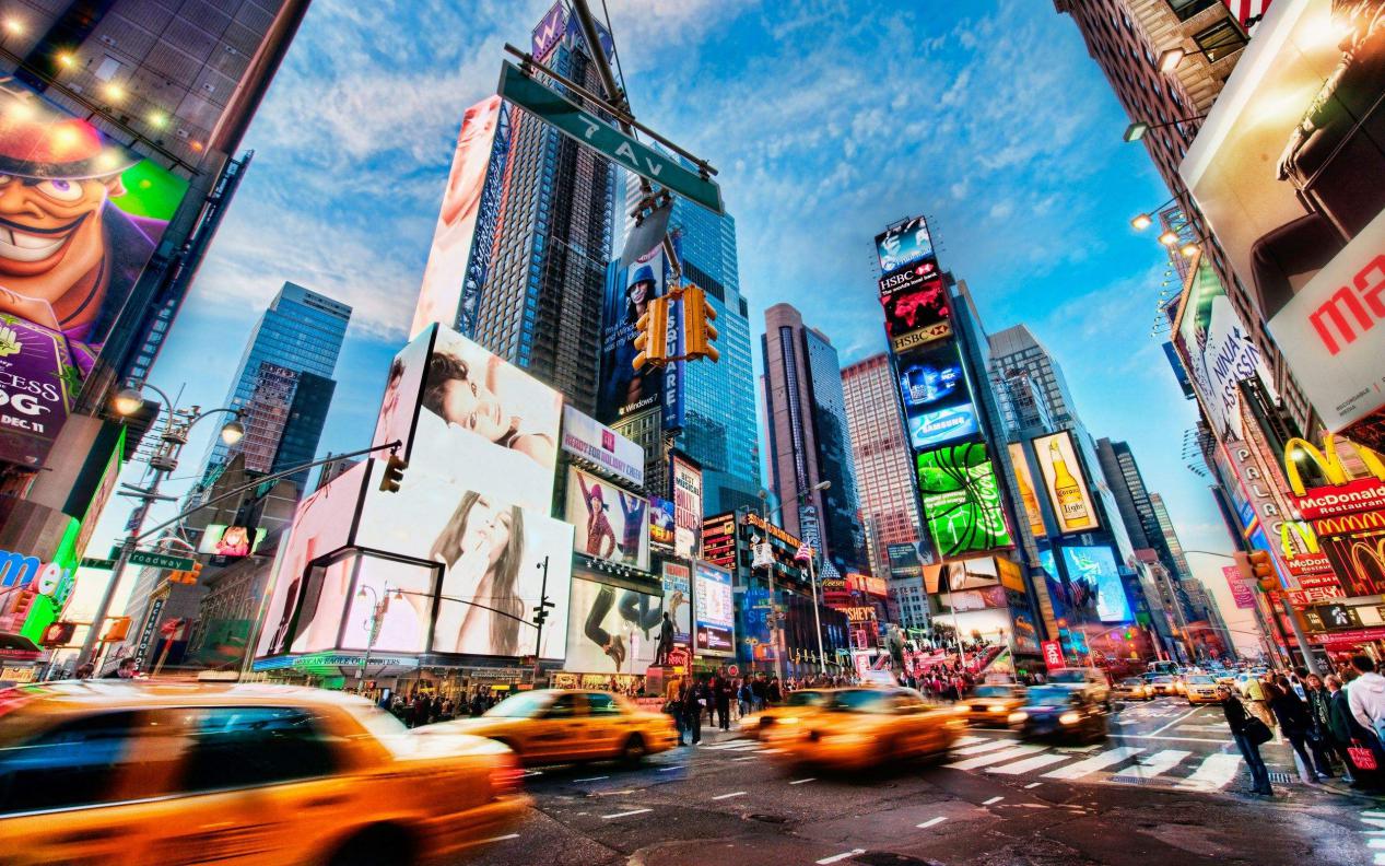 全球聚焦！民族品牌：斯可馨家居惊艳亮相纽约时代广场